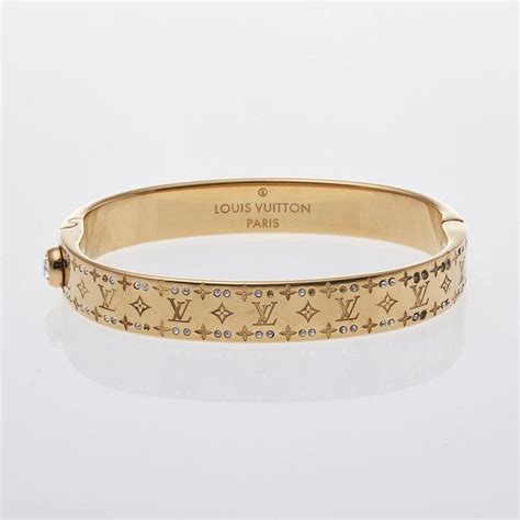 lv cuff bracelet|Louis Vuitton nanogram cuff bracelet.